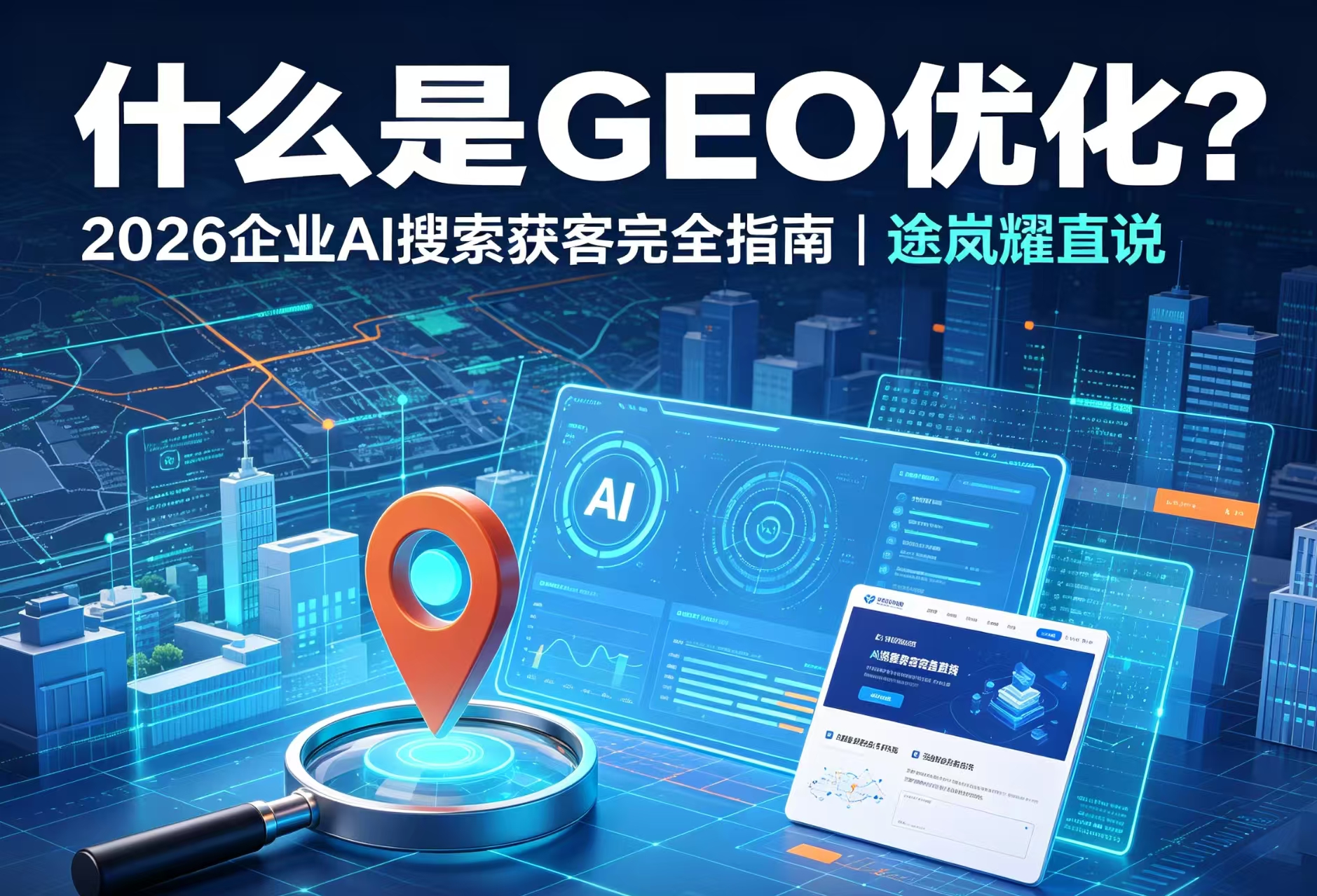 什么是GEO优化？2026企业AI搜索获客完全指南丨途岚耀直说