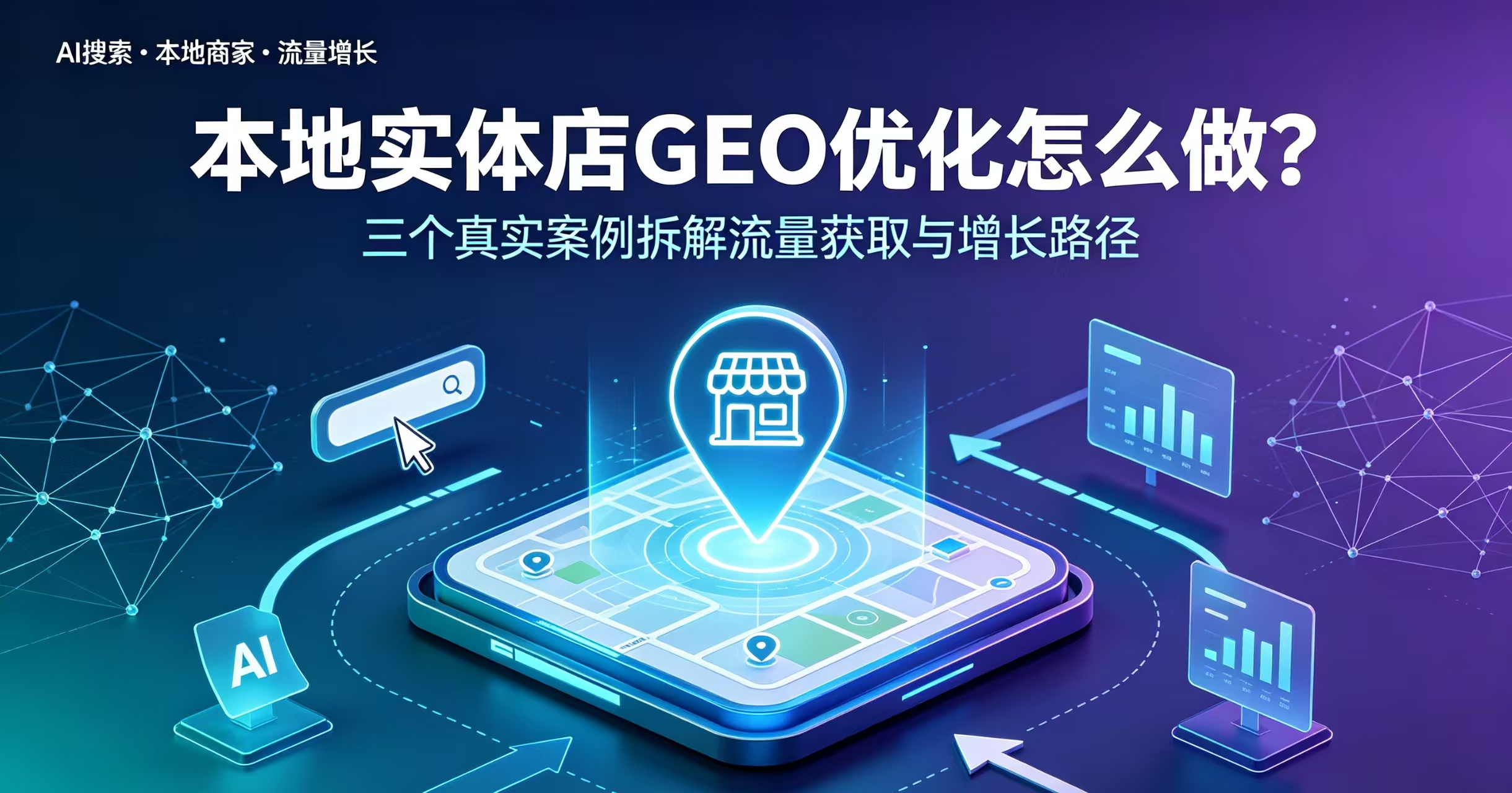 本地实体店GEO优化怎么做？三个真实案例拆解获客痛点与解决路径